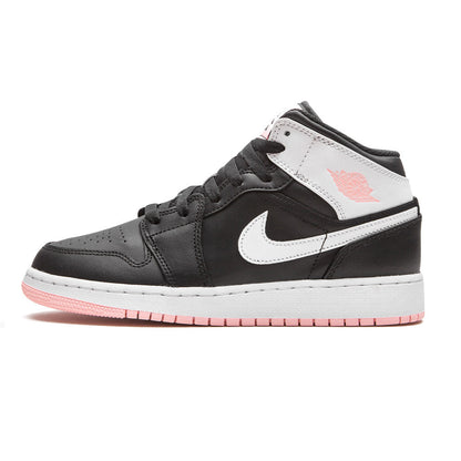 Air Jordan 1 Mid Arctic Pink Black GS