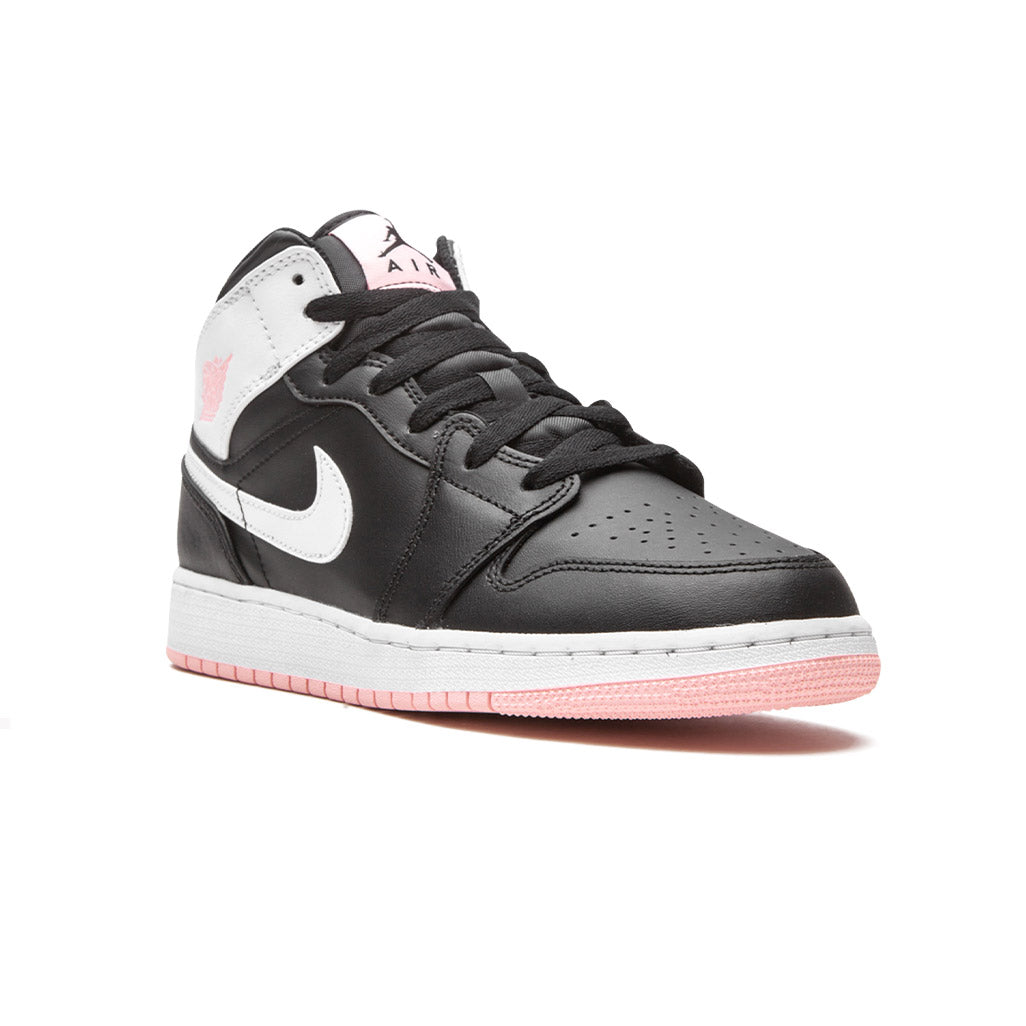 Air Jordan 1 Mid Arctic Pink Black GS