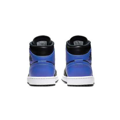 Jordan 1 Mid Hyper Royal Tumbled Leather