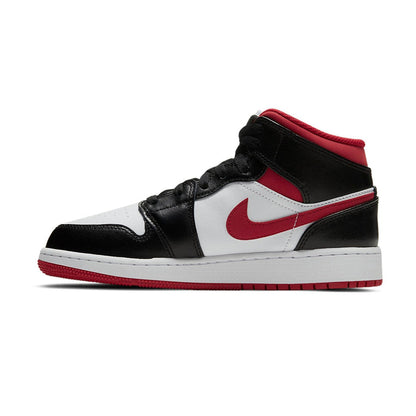 Air Jordan 1 Mid Gym Red Black White GS