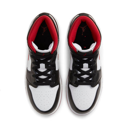 Air Jordan 1 Mid Gym Red Black White GS