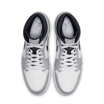 Air Jordan 1 Mid Light Smoke Grey Anthracite GS