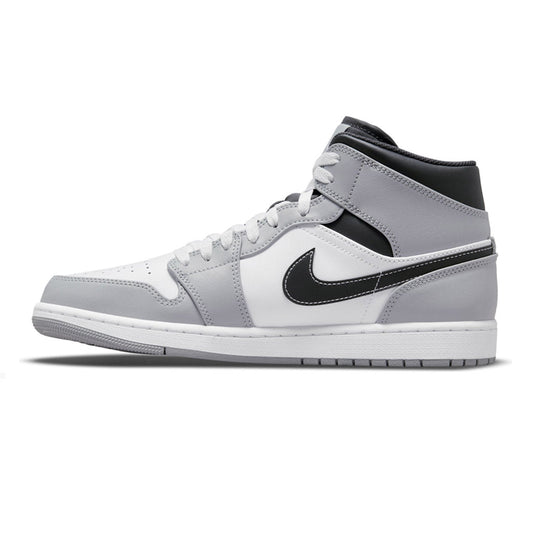Air Jordan 1 Mid Light Smoke Grey Anthracite GS