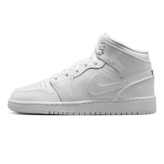Air Jordan 1 Mid Triple White GS