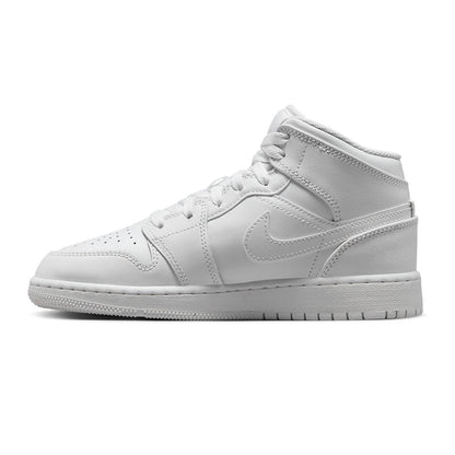 Air Jordan 1 Mid Triple White GS