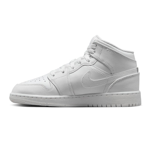 Air Jordan 1 Mid Triple White GS