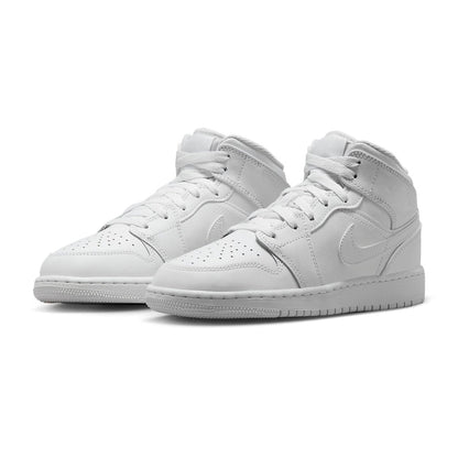 Air Jordan 1 Mid Triple White GS