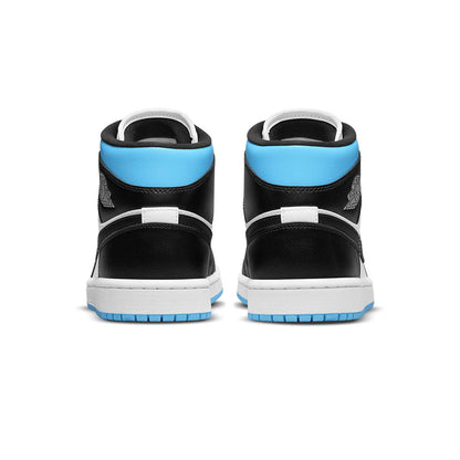 Air Jordan 1 Mid University Black White W