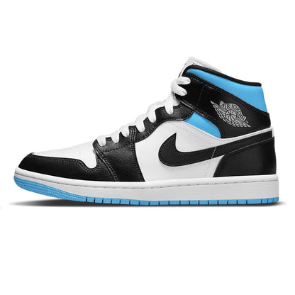 Air Jordan 1 Mid University Black White W