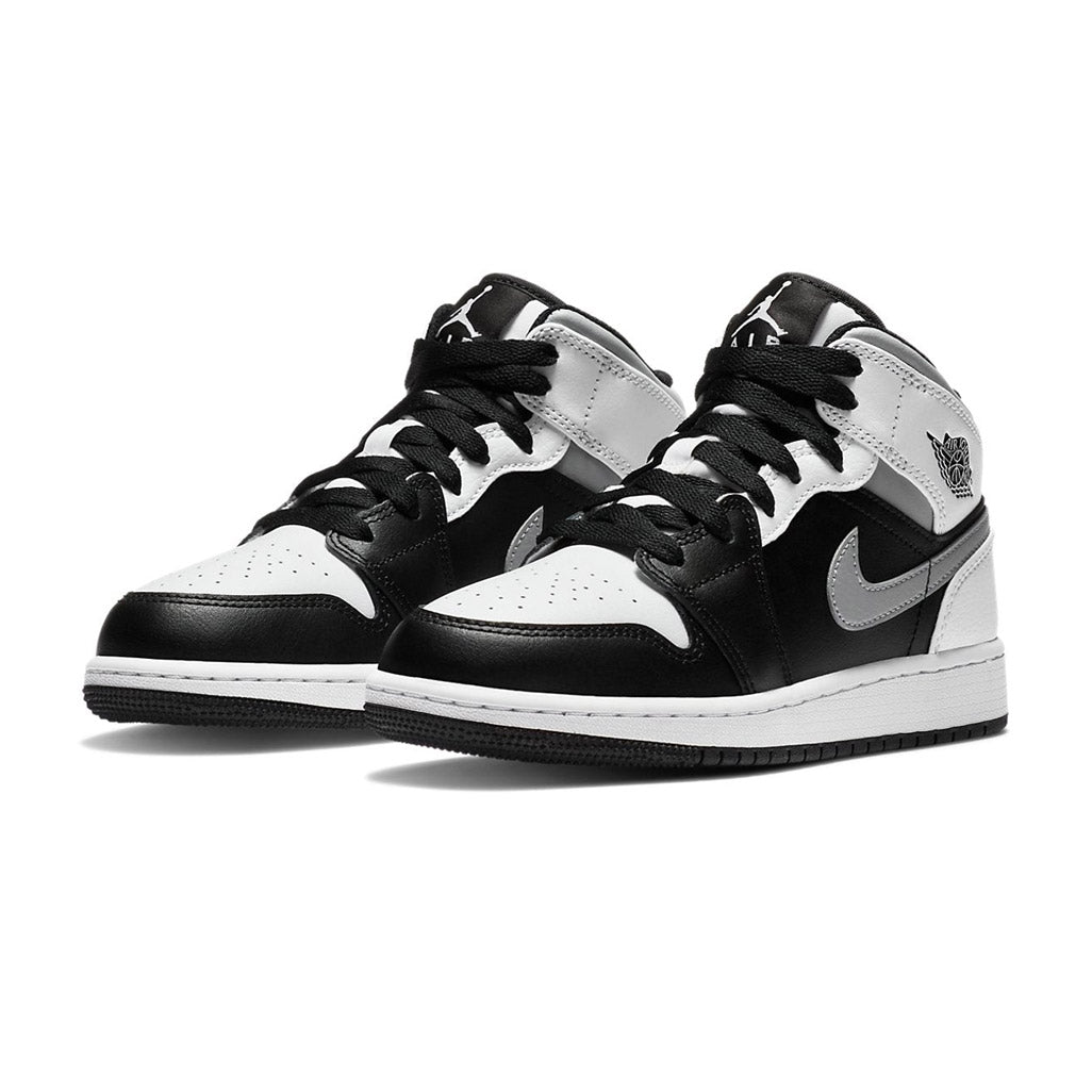 Air Jordan 1 Mid White Shadow GS