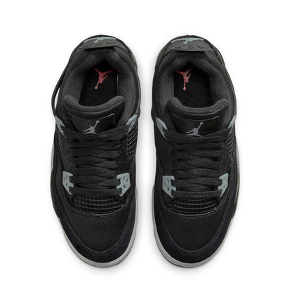 Air Jordan 4 Retro Black Canvas GS