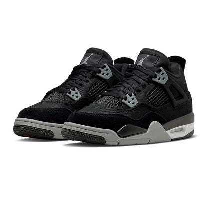 Air Jordan 4 Retro Black Canvas GS