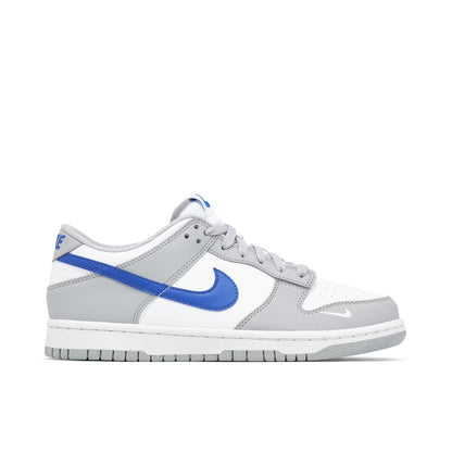 Nike Dunk Low Mini Swoosh Wolf Grey Game Royal (GS)