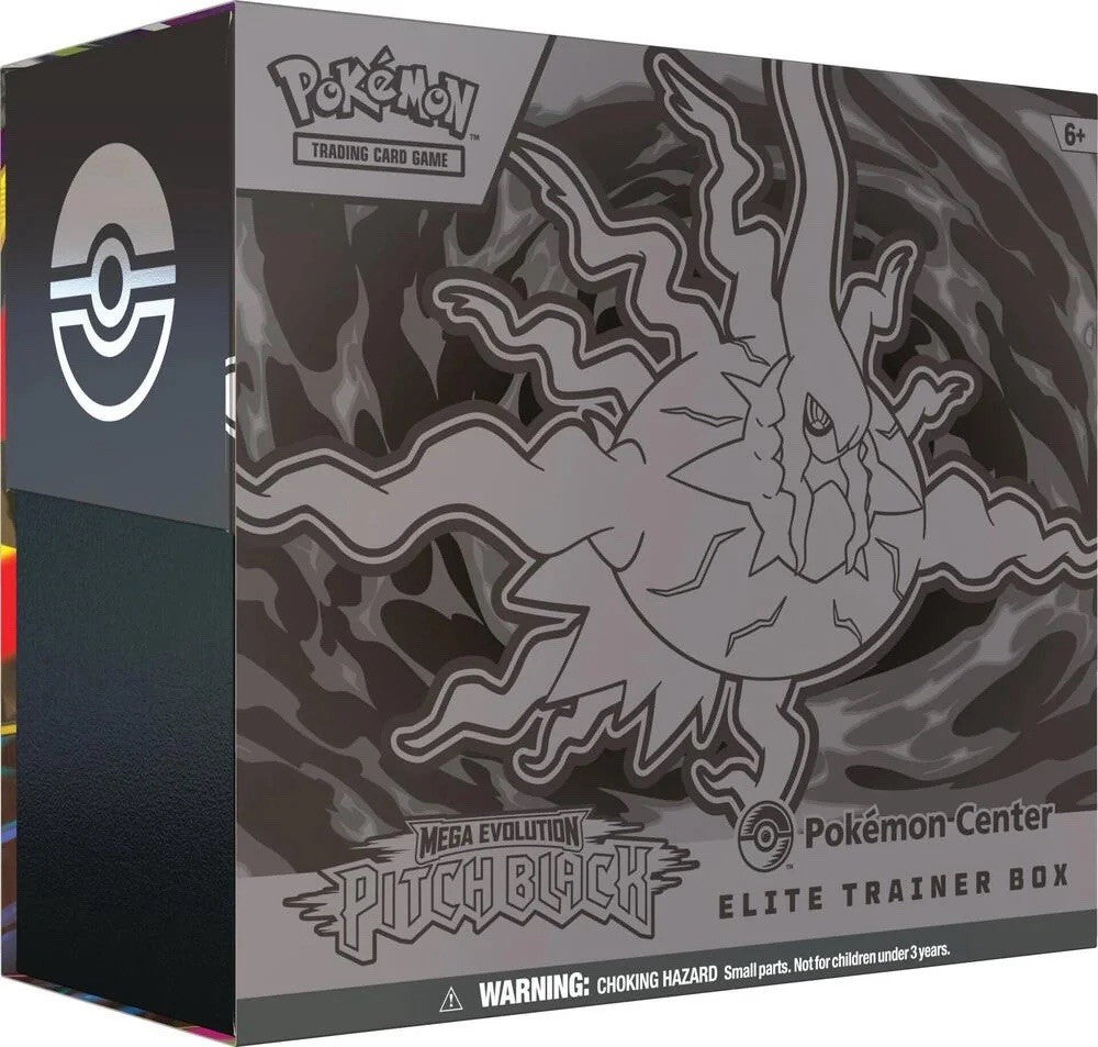 PRE ORDER 21/07/26 - 2026 Pokémon Mega Evolution Pitch Black Pokemon Center Elite Trainer Box