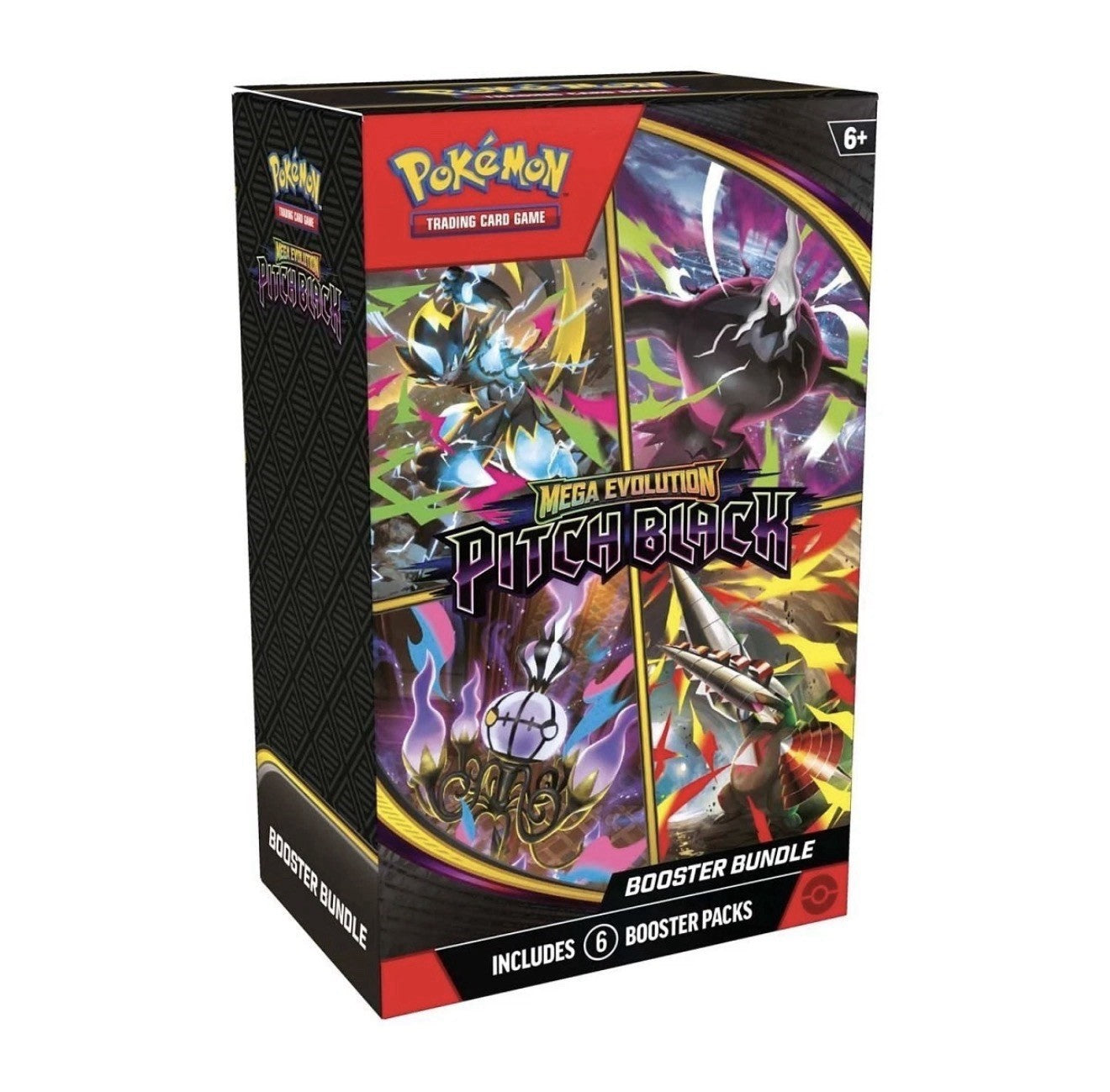 PRE ORDER 21/07/26 - 2026 Pokémon Mega Evolution Pitch Black Booster Bundle