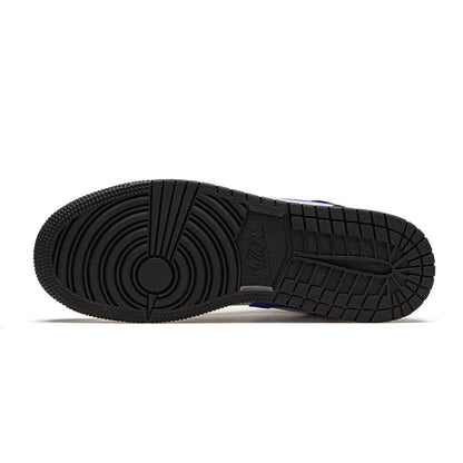 Air Jordan 1 Mid Black Racer Blue White (GS)