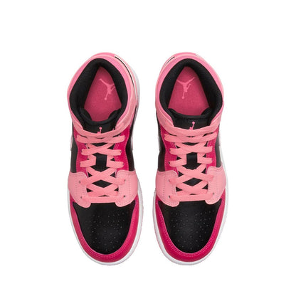 Air Jordan 1 Mid Coral Chalk GS