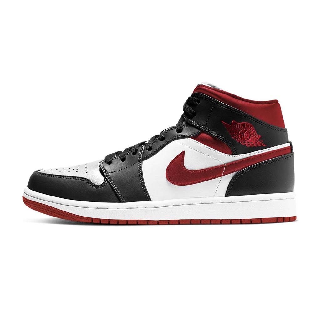 Air Jordan 1 Mid Gym Red Black White