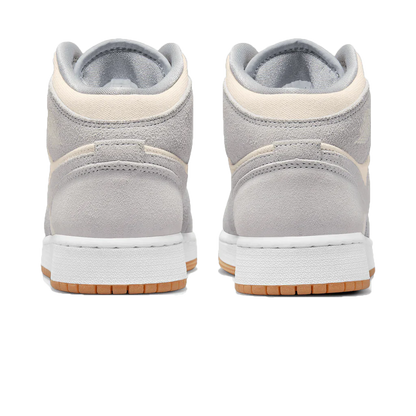 Air Jordan 1 Mid SE Coconut Milk Particle Grey GS