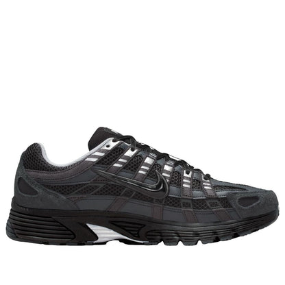 Nike P-6000 Suede Anthracite Black Chrome Metallic Silver