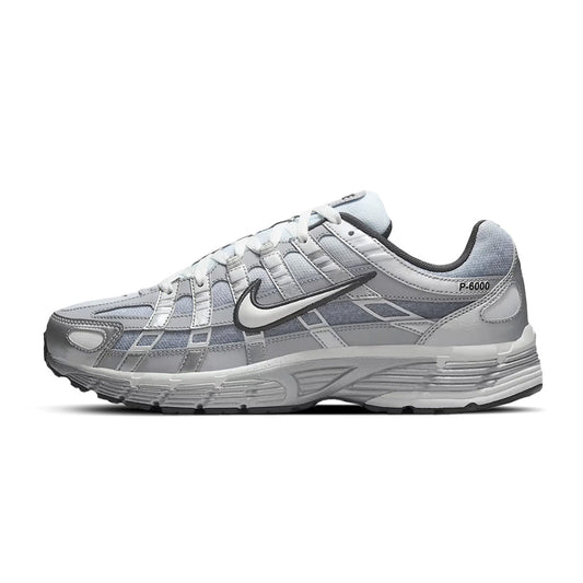 Nike P-6000 Metallic Silver Summit White-Wolf Grey