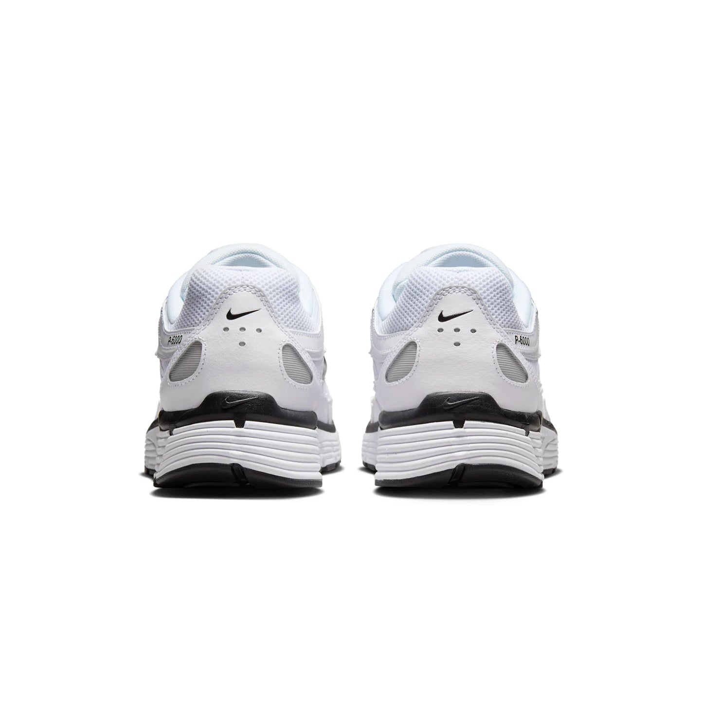 Nike P-6000 White Metallic Silver Black