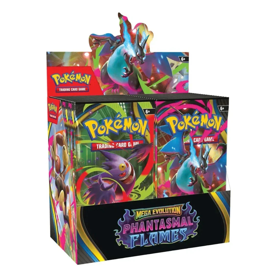 2025 Pokémon Mega Evolution Phantasmal Flames Booster Box