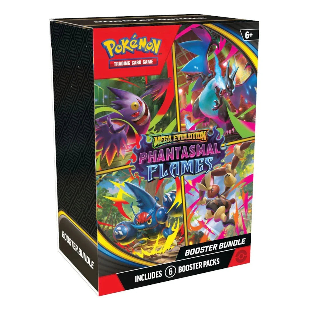 2025 Pokémon Mega Evolution Phantasmal Flames Booster Bundle