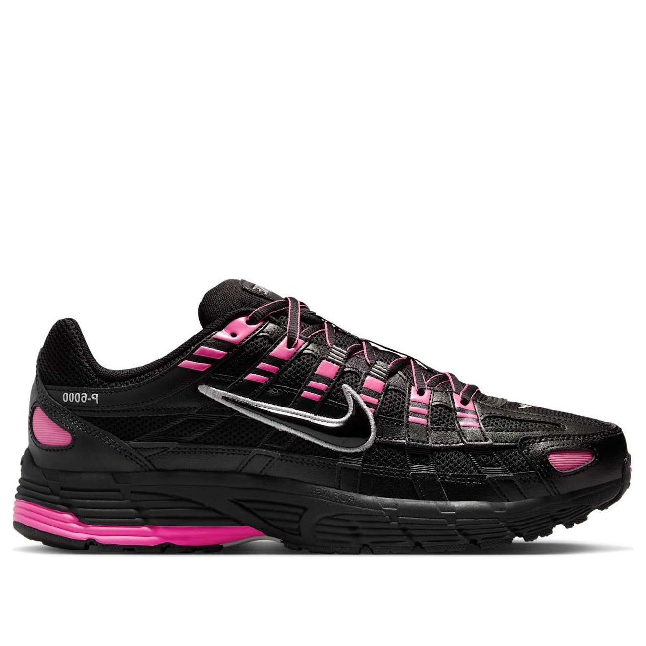 Nike P-6000 Pink Blast Metallic Silver Black